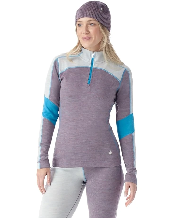 Smartwool Classic Thermal Merino Base Layer Colorblock 1/4 Zip | Shirts & Tops 4 Smartwool Classic Thermal Merino Base Layer Colorblock 1/4 Zip | Shirts & Tops - Image 4