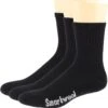 Smartwool Classic Hike Light Cushion Solid Crew 3-Pack | Socks
