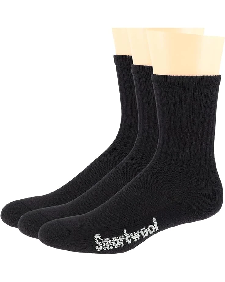 Smartwool Classic Hike Light Cushion Solid Crew 3-Pack | Socks 1 Smartwool Classic Hike Light Cushion Solid Crew 3-Pack | Socks