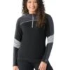 Smartwool Classic Thermal Merino Base Layer Colorblock 1/4 Zip | Shirts & Tops