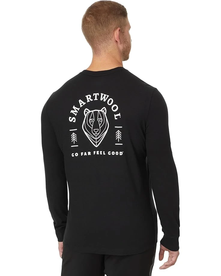 Smartwool Bear Stare Graphic Long Sleeve Tee | Shirts & Tops 2 Smartwool Bear Stare Graphic Long Sleeve Tee | Shirts & Tops - Image 2