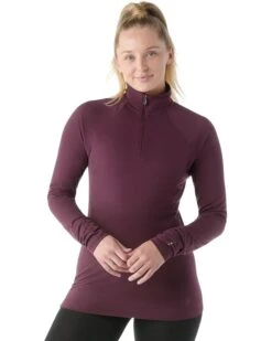 Smartwool Classic All-Season Merino Base Layer 1/4 Zip | Shirts & Tops -Smart Clothing Shop 713WIrzOm5L. AC SR736920