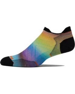 Smartwool Run Zero Cushion Pride Rainbow Print Low Ankle Socks