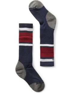 Smartwool Kids Wintersport Full Cushion Stripe Over-the-Calf Socks (Toddler/Little Kid/Big Kid)
