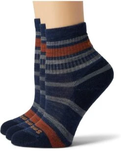 Smartwool Kids Hike Light Cushion Striped Crew Socks 3-Pack (Toddler/Little Kid/Big Kid)