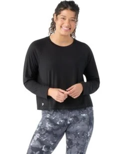 Smartwool Active Crop Long Sleeve | Shirts & Tops