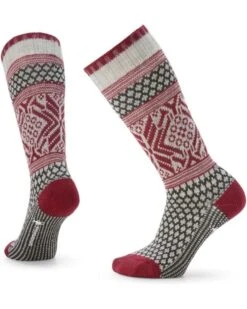 Smartwool Everyday Popcorn Snowflake Pattern Crew Socks