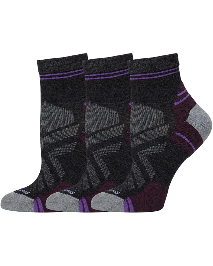 Smartwool Hike Targeted Cushion Ankle Socks 3-Pack 1 Smartwool Hike Targeted Cushion Ankle Socks 3-Pack