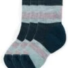 Smartwool Kids Hike Full Cushion Striped Crew Socks 3-Pack (Toddler/Little Kid/Big Kid)