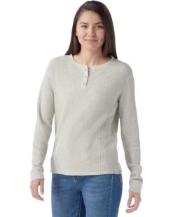 Smart Clothing Shop 12 Smartwool Waffle Long Sleeve Henley | Sweaters