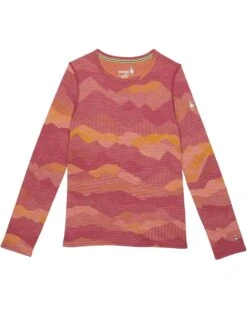Smartwool Kids Classic Thermal Merino Base Layer Pattern Crew (Toddler/Little Kid/Big Kid) | Shirts & Tops
