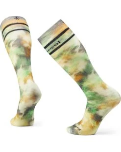 Smartwool Ski Full Cushion Groovy Tie-Dye Print Over the Calf | Socks