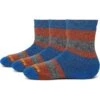 Smartwool Kids Hike Full Cushion Striped Crew 3-Pack (Little Kid) | Socks