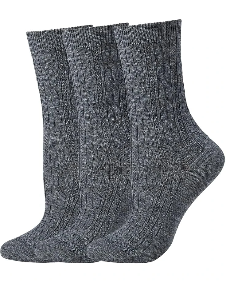 Smartwool Everyday Cable Crew Socks 3-Pack 4 Smartwool Everyday Cable Crew Socks 3-Pack - Image 4