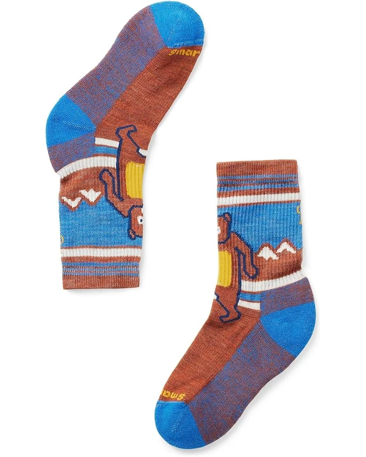 Smartwool Kids Hike Light Cushion Hiking Bear Crew Socks (Toddler/Little Kid/Big Kid) 2 Smartwool Kids Hike Light Cushion Hiking Bear Crew Socks (Toddler/Little Kid/Big Kid) - Image 2
