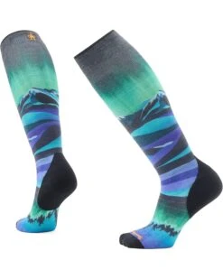 Smartwool Ski Targeted Cushion Compression Print Over The Calf Socks