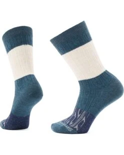 Smartwool Everyday Color Block Cable Crew Socks
